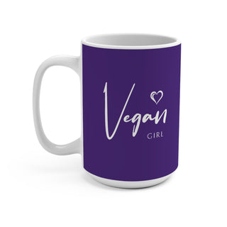 Vegan Girl Coffee Mug 15oz