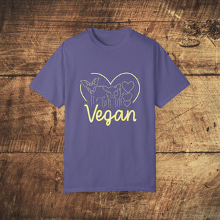 Vegan Garment-Dyed T-shirt Printify