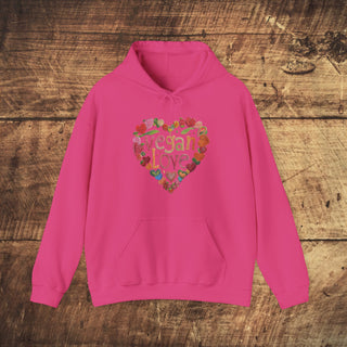 Vegan Love Heavy Blend™ Hooded Sweatshirt Printify