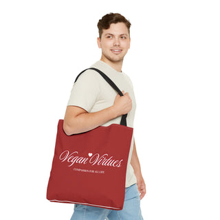 Vegan Virtues Tote Bag Printify