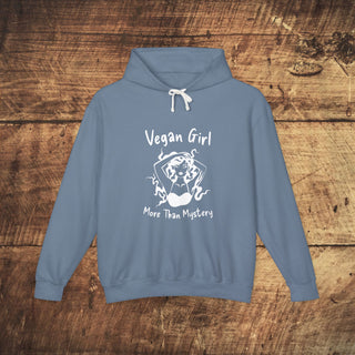 Vegan Girl Unisex Lightweight Hooded Sweatshirt