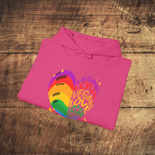 Vegan Love Heavy Blend™ Hooded Sweatshirt Printify