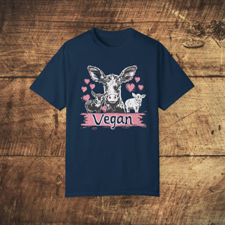 Vegan Garment-Dyed T-shirt Printify