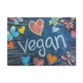 Vegan Tempered Glass Cutting Board Printify