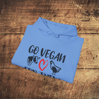 Go Vegan Heavy Blend™ Hooded Sweatshirt Printify