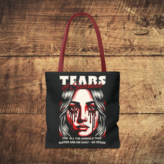 Tears of Sadness Tote Bag Printify