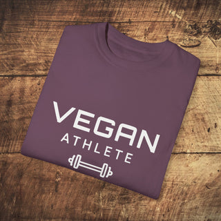 Vegan Athlete Garment-Dyed T-shirt Printify