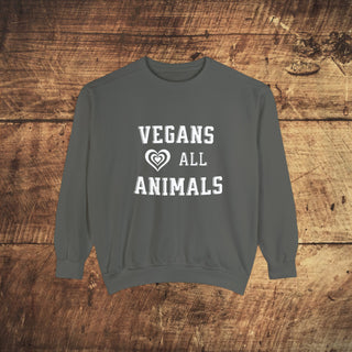 Vegan Garment-Dyed Sweatshirt Printify