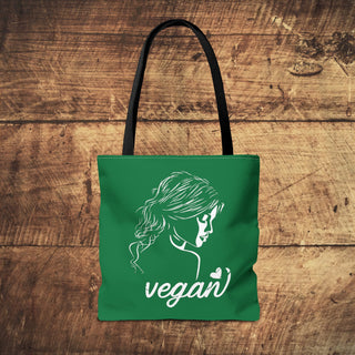 Vegan Girl Tote Bag Printify