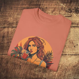 Vegan Girl Garment-Dyed T-shirt Printify