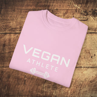 Vegan Athlete Garment-Dyed T-shirt Printify