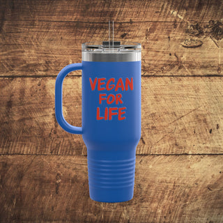 Vegan For Life Insulated Travel Mug, 40oz