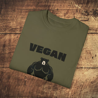 Vegan Gains Garment-Dyed T-shirt Printify