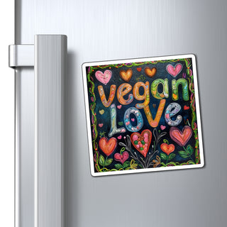 Vegan Love Magnet Printify