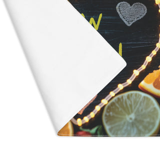 Raw Vegan Heart Placemat, 1pc Printify