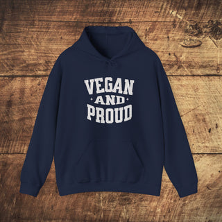 Vegan and Proud Heavy Blend™ Hooded Sweatshirt Printify