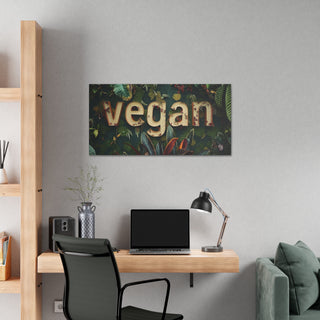 Vegan Classic Stretched Canvas Printify