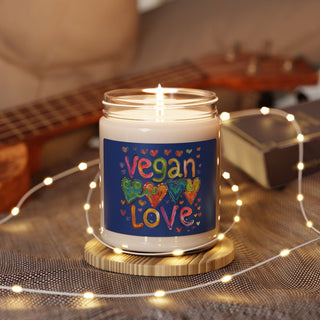 Vegan Love Scented Soy Candle, 9oz