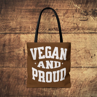 Vegan And Proud Tote Bag Printify