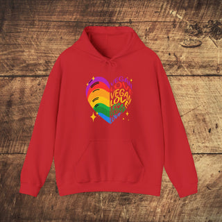 Vegan Love Heavy Blend™ Hooded Sweatshirt Printify