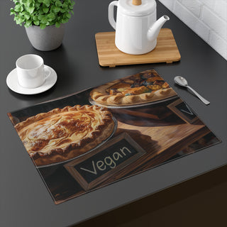 Vegan Pies Placemat, 1pc Printify