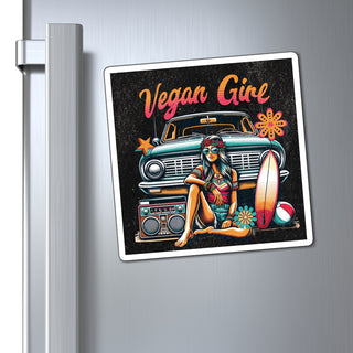 Vegan Girl Magnet