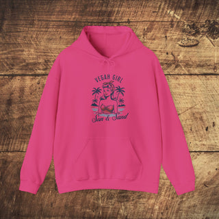 Vegan Girl Heavy Blend™ Hooded Sweatshirt Printify