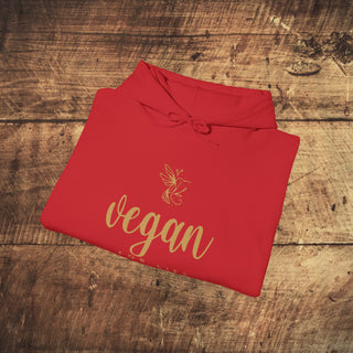 Vegan For Life Heavy Blend™ Hooded Sweatshirt Printify