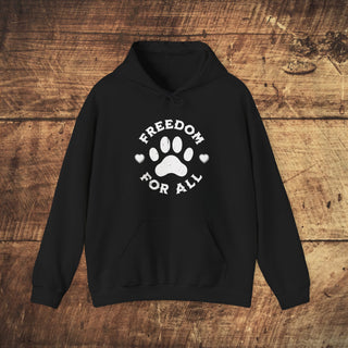 Freedom For All Heavy Blend™ Hooded Sweatshirt Printify