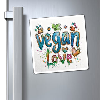 Vegan Love Magnet Printify