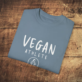 Vegan Athlete Garment-Dyed T-shirt Printify