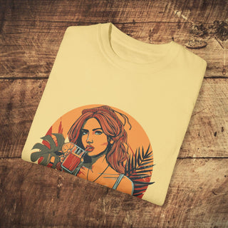 Vegan Girl Garment-Dyed T-shirt Printify