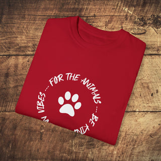 For The Animals Garment-Dyed T-shirt Printify