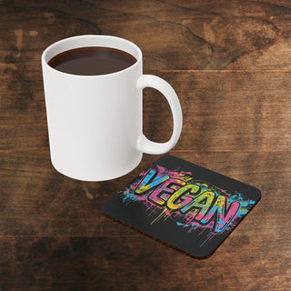 Vegan Cork Back Coaster Printify