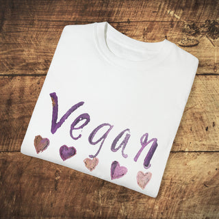 Vegan Hearts T-shirt Printify