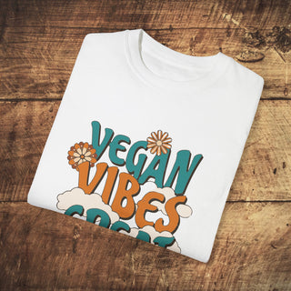 Vegan Vibes Garment-Dyed T-shirt Printify