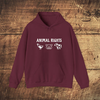 Animal Rights Heavy Blend™ Hooded Sweatshirt Printify