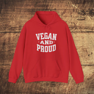 Vegan and Proud Heavy Blend™ Hooded Sweatshirt Printify