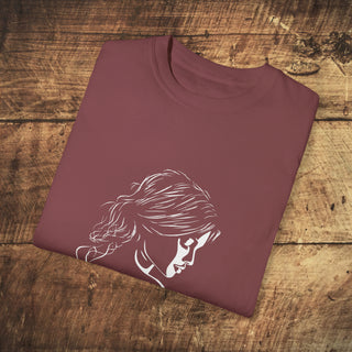 Vegan Girl Garment-Dyed T-shirt Printify