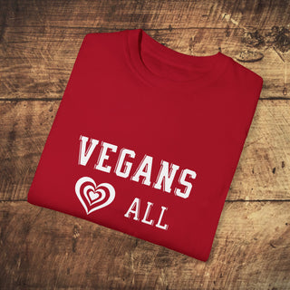 Vegan Garment-Dyed T-shirt Printify