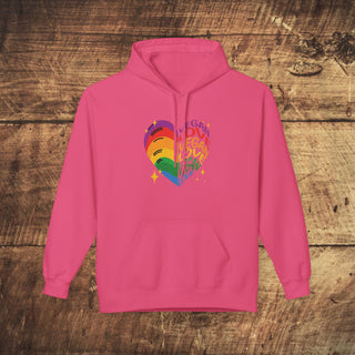 Vegan Love Unisex Midweight Softstyle Fleece Hoodie