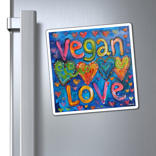 Vegan Love Magnet Printify