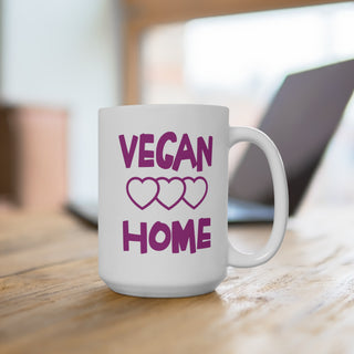 Vegan Home Coffee Mug 15oz Printify