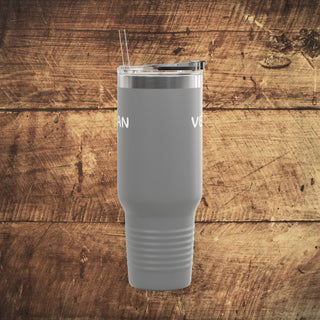 Vegan Heart Insulated Travel Mug, 40oz