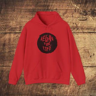 Vegan For Life Heavy Blend™ Hooded Sweatshirt Printify