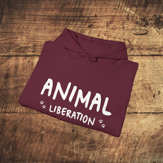 Animal Liberation Heavy Blend™ Hooded Sweatshirt Printify