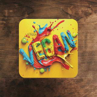 Vegan Cork Back Coaster Printify