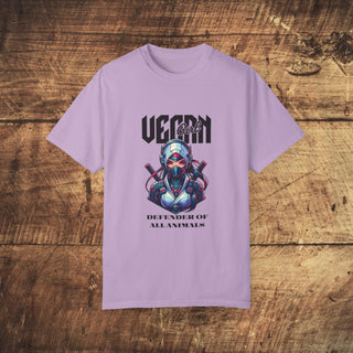 Vegan Girl Garment-Dyed T-shirt Printify