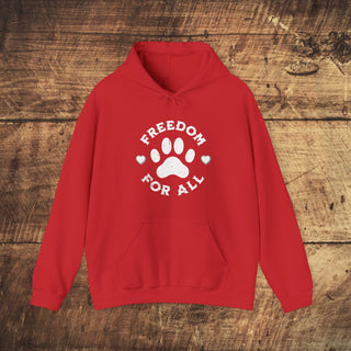 Freedom For All Heavy Blend™ Hooded Sweatshirt Printify