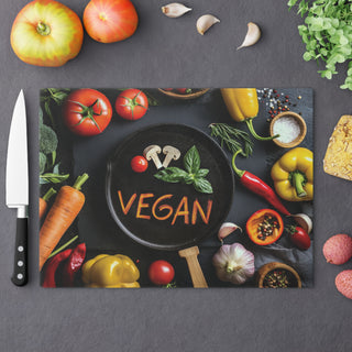 Vegan Tempered Glass Cutting Board Printify